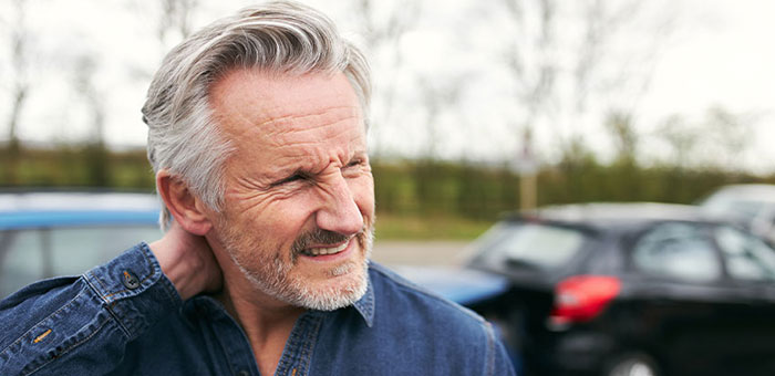 patient receiving auto accident injury chiropractic in La Verne