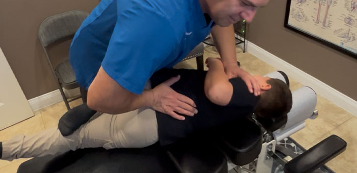 patient receiving drop table technique in La Verne