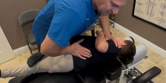 patient getting drop table treatment in La Verne