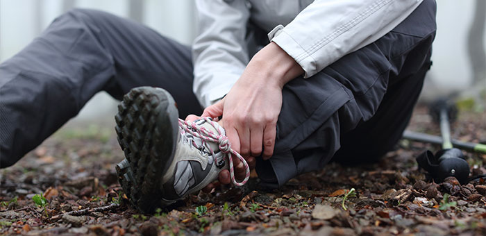 patient needing ankle pain treatment in La Verne