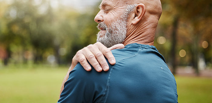 patient needing calcific tendonitis treatment in La Verne