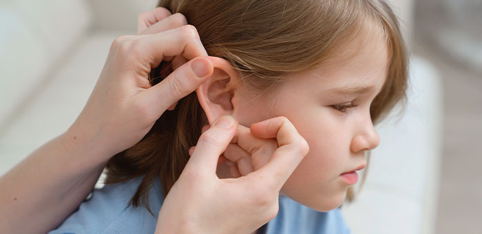 patient needing ear infection treatment in La Verne