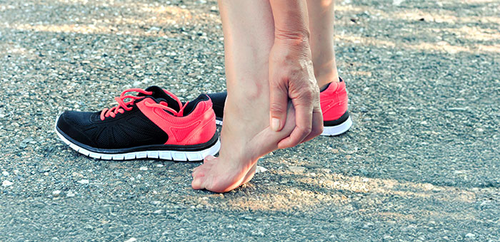 patient needing heel spur treatment in La Verne