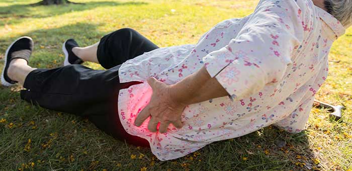patient needing hip pain treatment in La Verne