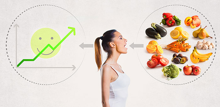 patient consuming healthy foods under guidance of La Verne chiropractor