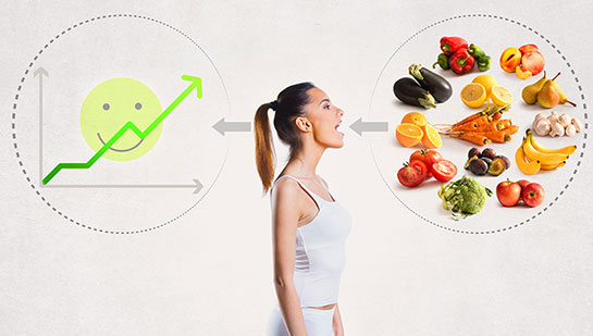 patient consuming healthy foods under guidance of La Verne chiropractor